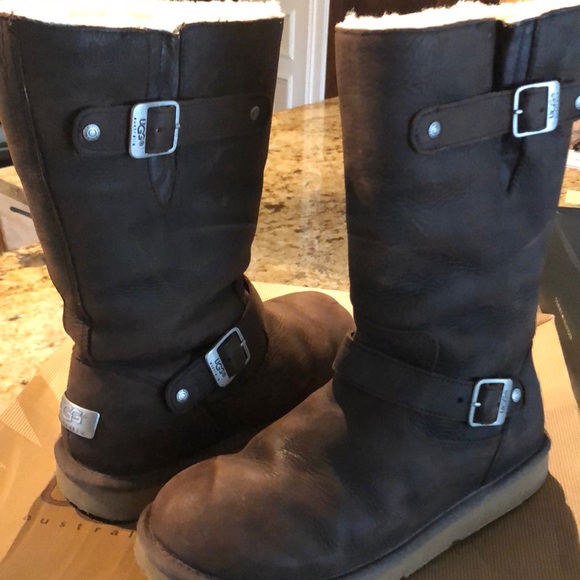 UGG Shoes - UGG Authentic Kensington Brown Boots